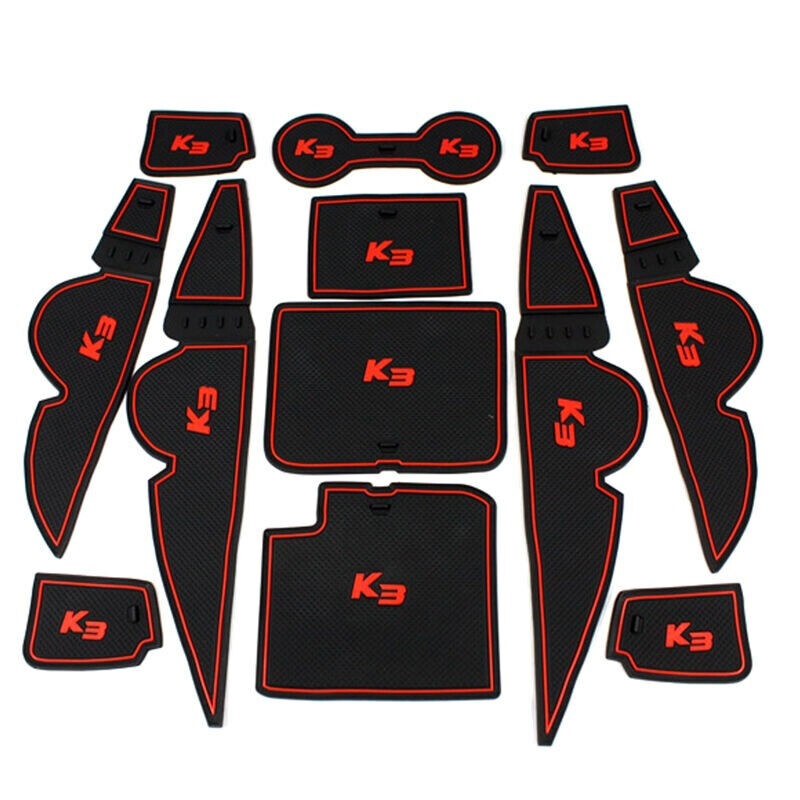 華飾起亞K3專屬升級(jí) 13-15款夜光門(mén)槽墊，點(diǎn)亮你的駕駛空間